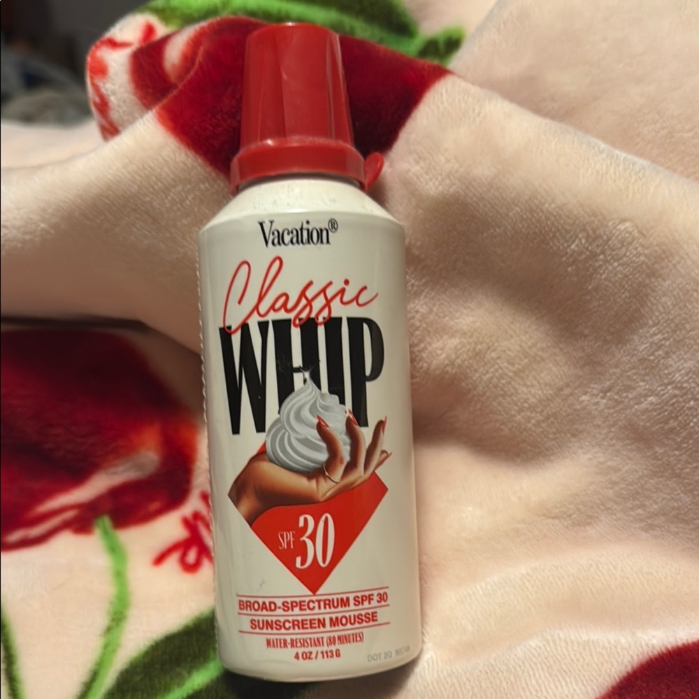 Classic Whip SPF 30 Sunscreen Mousse - Red
